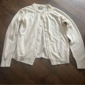 Designers Originals Cream Button Front Cardigan Size S